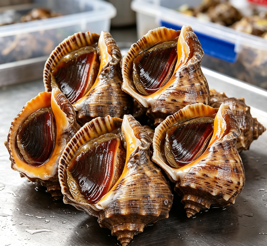 Steamed Sea Snails
